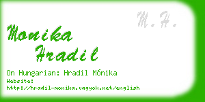 monika hradil business card